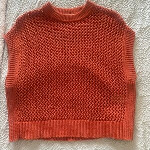 Madewell Open-Weave Sleeveless Knit Sweater